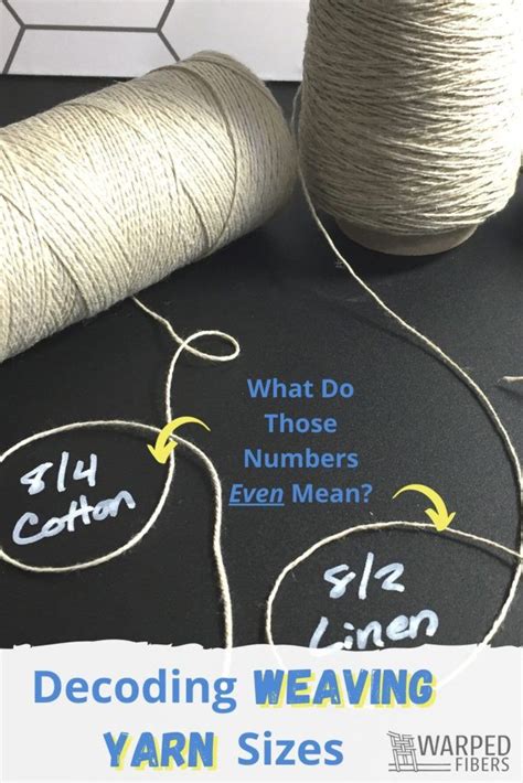 Your Guide To Decoding Weaving Yarn Sizes Artofit