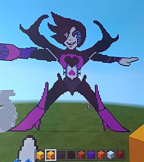 Undertale Mettaton Pixel Art Grid