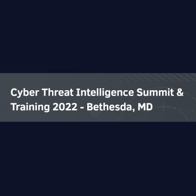 Sans Cyber Threat Intelligence Summit Sintelix