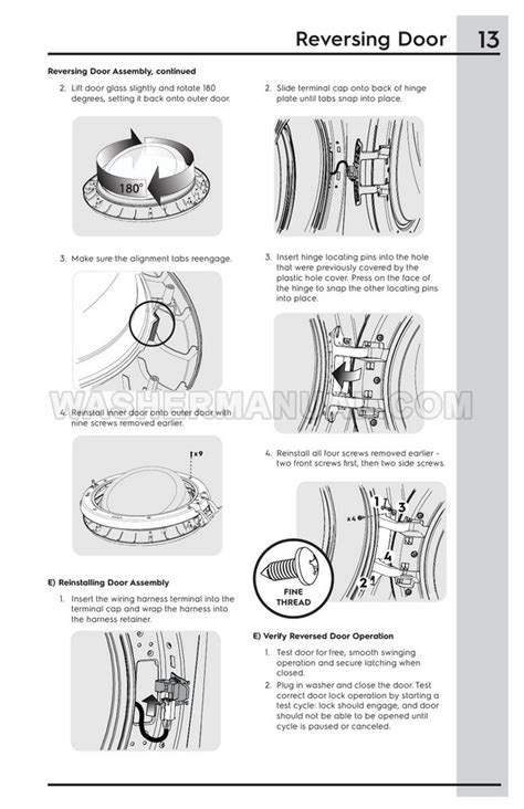 Electrolux EFLW417SIW Front Load Washer Installation Instructions