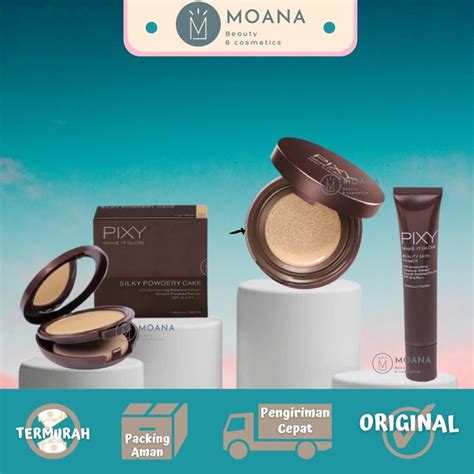 Moana Pixy Make It Glow Series Silky Powdery Cake Dewy Cushion