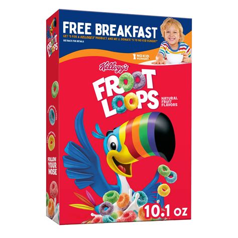 Buy Kelloggs Froot Loops Cold Breakfast Cereal Fruit Flavored