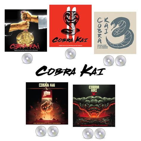 Cobra Kai Series I II III IV And V Scores 8xCD Soundtracks Shop