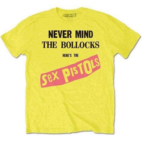 The Sex Pistols Nmtb Original Album Yellow T Shirt Merchoid