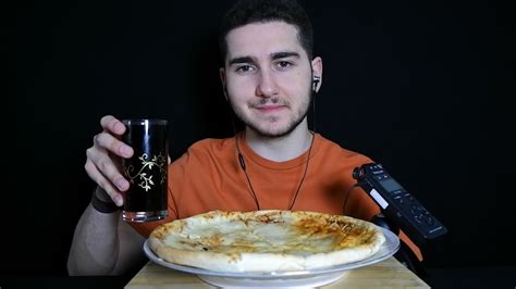 Asmr Peynirli Pizza Mukbang T Rk E Asmr Youtube