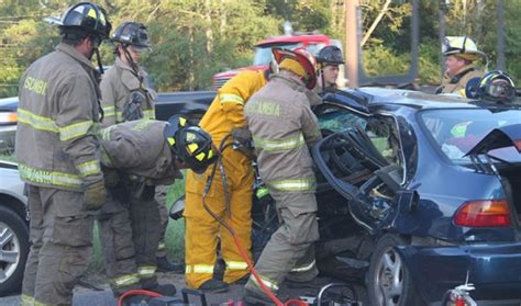 Two Injured In Cantonment Crash With Photo Gallery