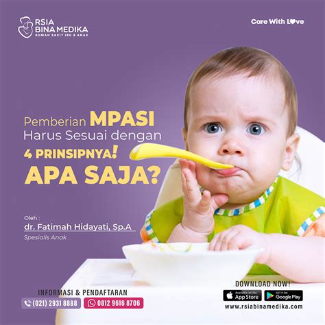 Pemberian Mpasi Harus Sesuai Dengan 4 Prinsipnya Apa Saja RSIA