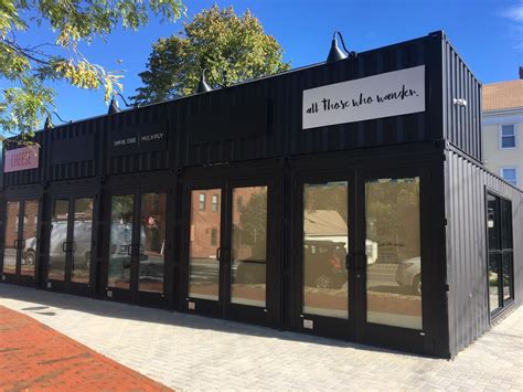 Retail Space Made Of Shipping Containers In Portland Wgme