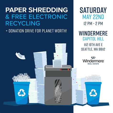 Free Document Shredding And Electronic Recycling Event Urban Marco