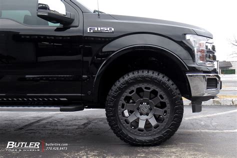 Leveled Ford F With In Black Rhino Warlord Wheels Flickr