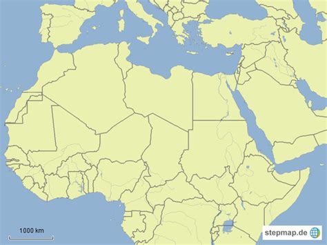 Stepmap Orient Landkarte F R Afrika