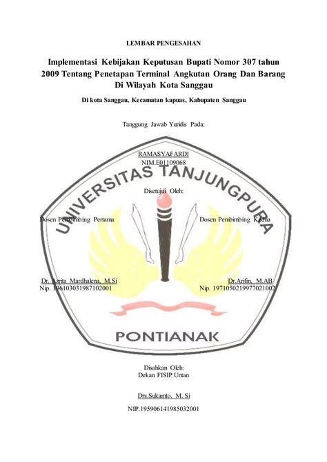 Lembar Pengesahan Pdf