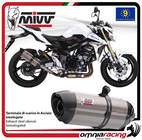 Mivv Exhaust Slip On Suono Approved Steel Suzuki Gsr