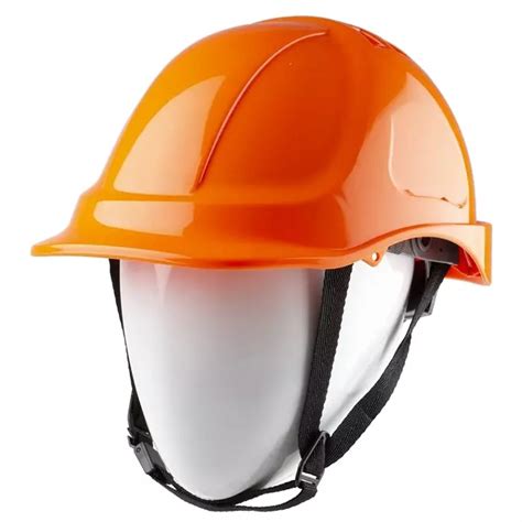 Buy Rs Pro Orange Safety Helmet With Chin Strap Ventilated Model No