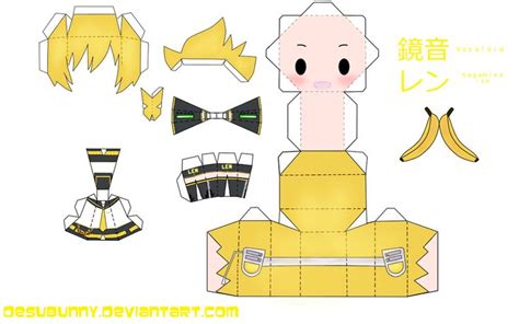 Anime Papercraft Kagamine Len Papercraft By Tsunyandere On DeviantART