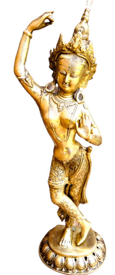 Buy Green Tara Brass Standing Statues Embodying The Healing Mother