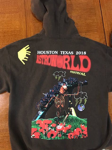 Travis Scott Travis Scott Astroworld Festival Exclusive Hoodie "Watch ...