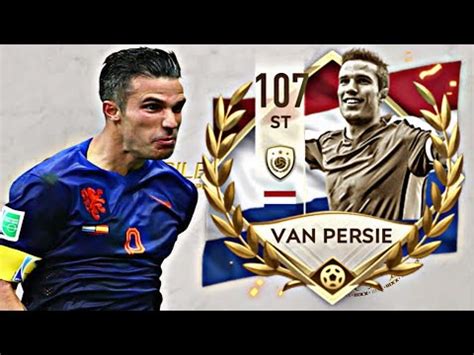 GOOD ST 107 RATED ROBIN VAN PERSIE GAMEPLAY REVIEW FIFA MOBILE WORLD