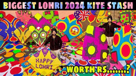 Biggest Lohri Kite Stash Worth Most Expensive