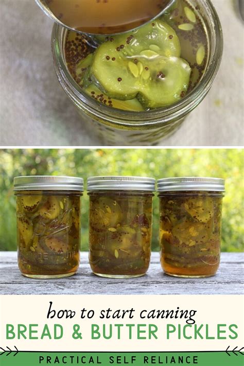 How To Start Canning Bread And Butter Pickles