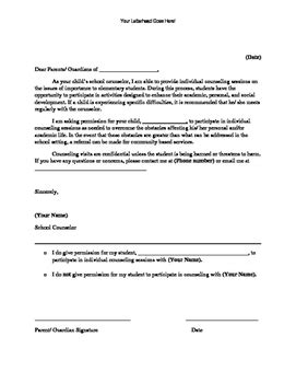 Informed Consent Form Counseling