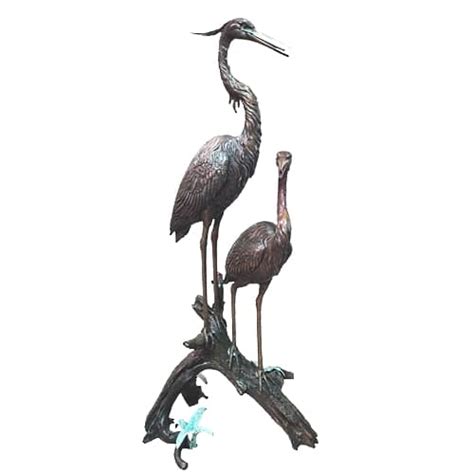 Bronze Heron Fountains Heron Sculptures Price