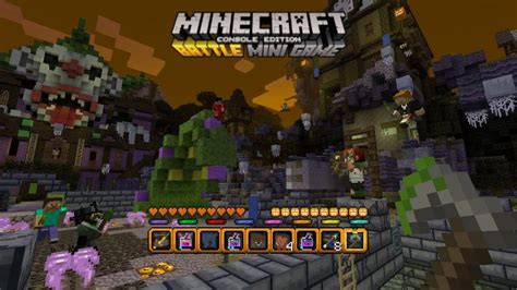 Minecraft Console Edition Halloween Battle Map Showcase Youtube