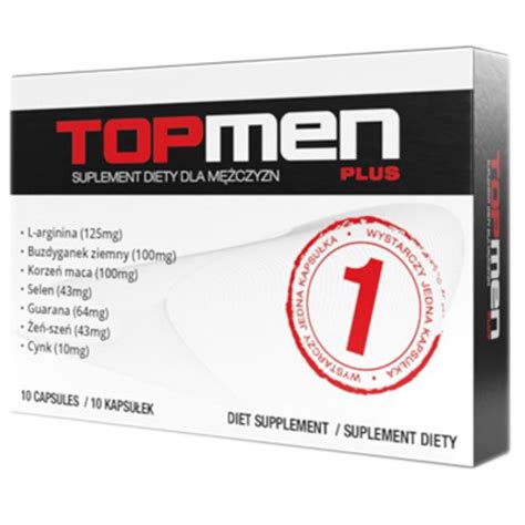 TopMen NAJSKUTECZNIEJSZE TABLETKI NA EREKCJĘ 10 TABLETEK ERLI pl