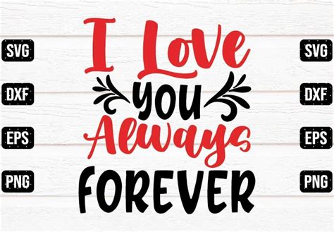 I Love You Always Forever Graphic by Rashedul design store · Creative Fabrica