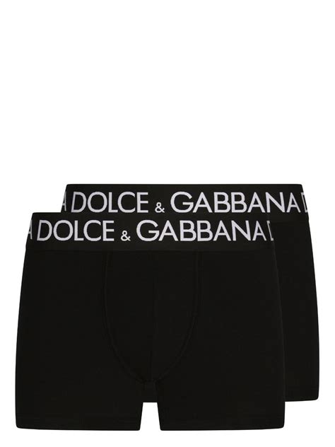 Dolce Gabbana Pack De Dos B Xeres Con Logo Estampado Negro