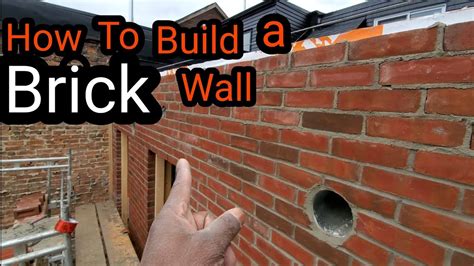 How To Build A Brick Wall Diy Youtube