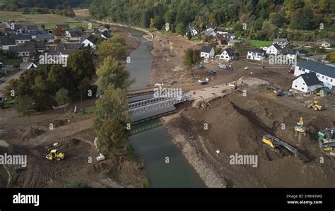 Das Dorf Insul Nach Der Flutkatastrophe An Der Ahr Bau Einer