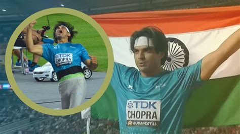 World Athletics 2023 Neeraj Chopra Wins Gold Scripts Yet Another