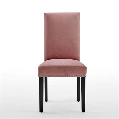 Modway Parcel Dusty Rose Performance Velvet Dining Side Chairs Set Of