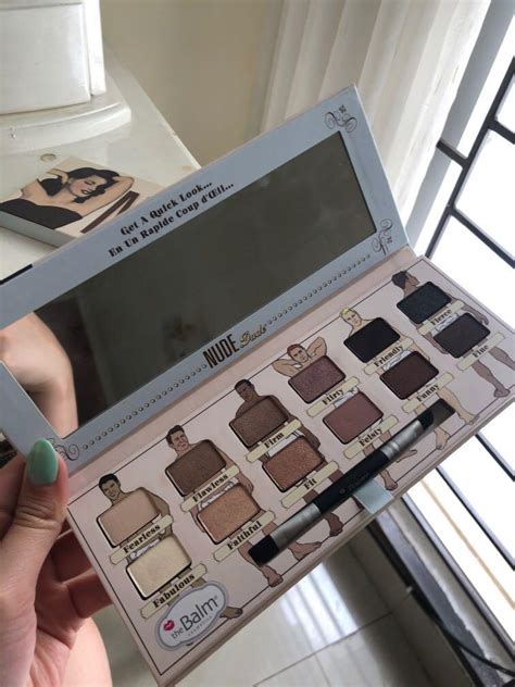 The Balm Nude Eyeshadow Palette Kesehatan Kecantikan Rias Wajah Di