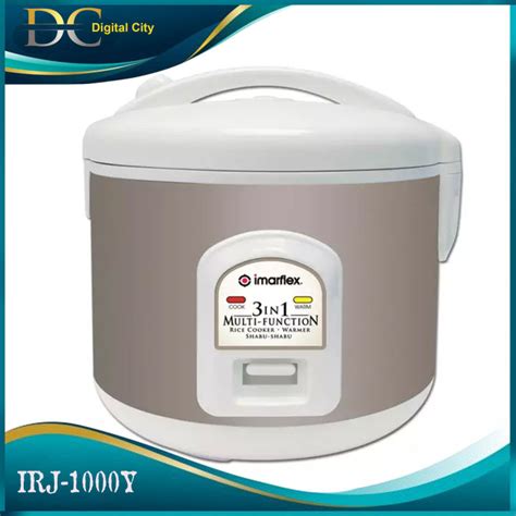 Imarflex IRJ 1000Y 3 In 1 Multi Function Rice Cooker 1 0L 5 Cups