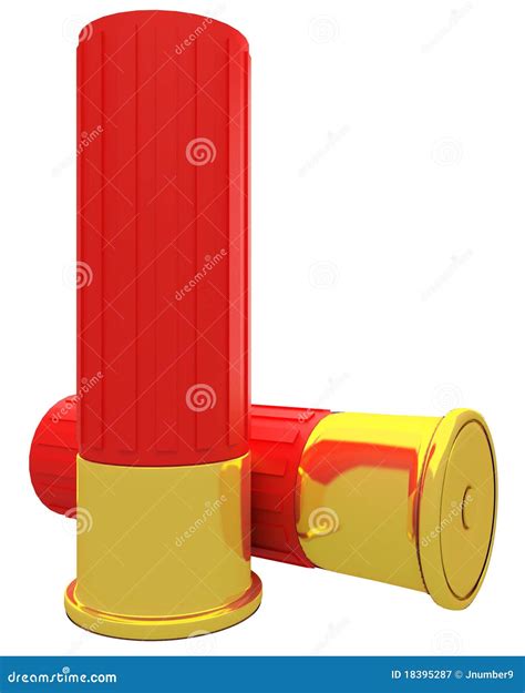 Pair Of Shotgun Shells Stock Illustration Illustration Of Edge 18395287