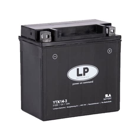 LANDPORT LP SLA YTX14 3 AGM MOTOR ACCU 12 VOLT 12 AH Bol