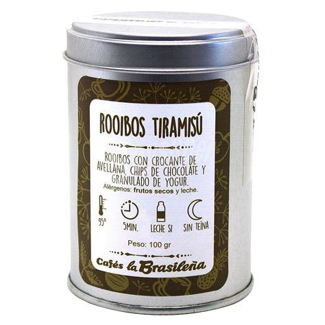 La Brasileña Infusión rooibos tiramisú Cafés La Brasileña 100 g