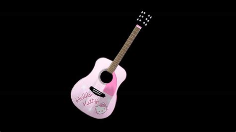 Hello Kitty Acoustic Guitar By Enchantedprey On Deviantart