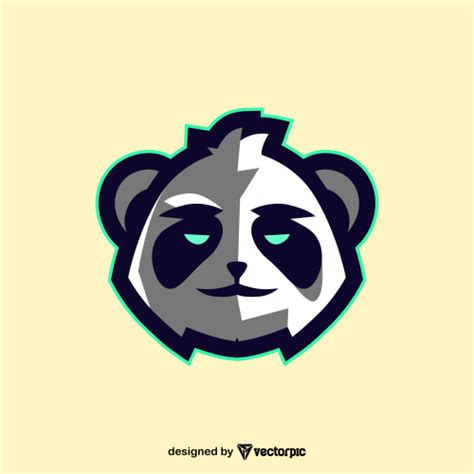 Panda Head E Sport Logo