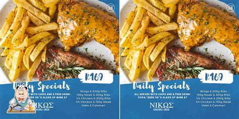 Nikos Suncoast Durban Restaurant Menu Prices And Reviews