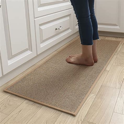 2 Pièces Tapis Cuisine Tapis de Cuisine Devant Evier Lavable