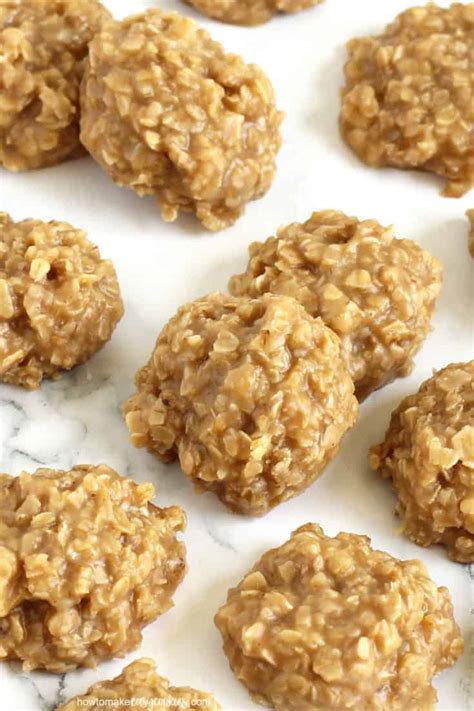 No Bake Peanut Butter Cookies