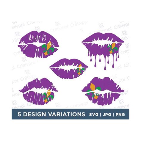 Mardi Gras Svg Dripping Lips Svg New Orleans Svg Funny Ma Inspire