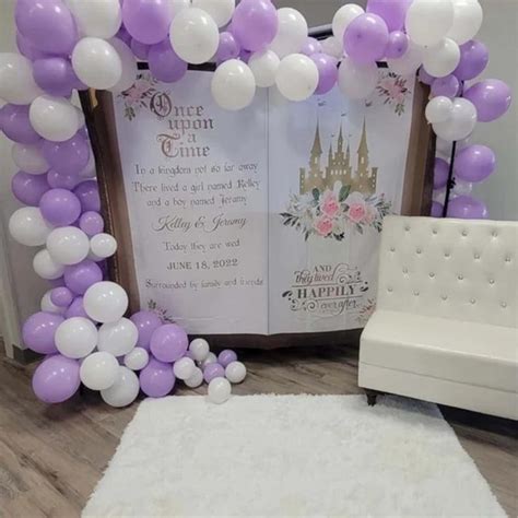 Once Upon A Time Wedding Backdrop Custom Fairytale Backdrop Happily