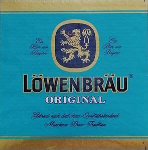 Drink Label Löwenbräu Original AO AB InBev Efes RussiaCol RU BEER