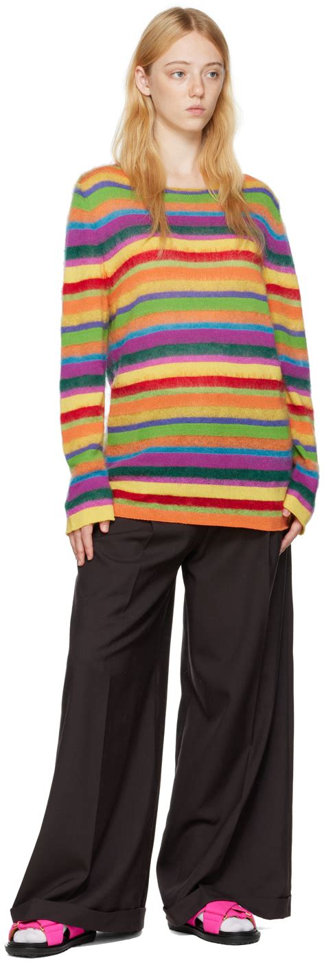 Marni Multicolor Striped Sweater Marni