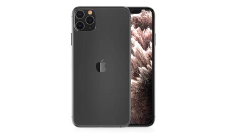 Apple IPhone 11 Pro Max Space Gray 3D Model By Frezzy