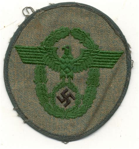 Military Antiques And Museum Gwi Wwii German Police Sleeve